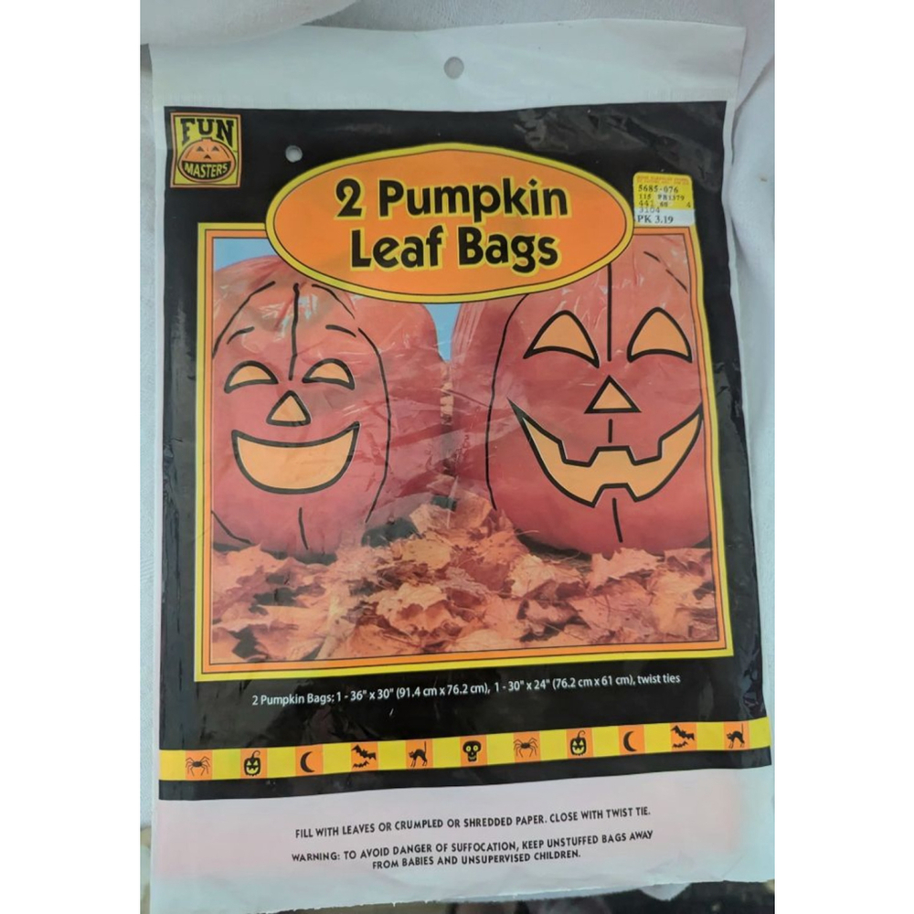 Vintage 1990 Sun Hill Halloween Stuff-A-Creature Decoration Pumpkins